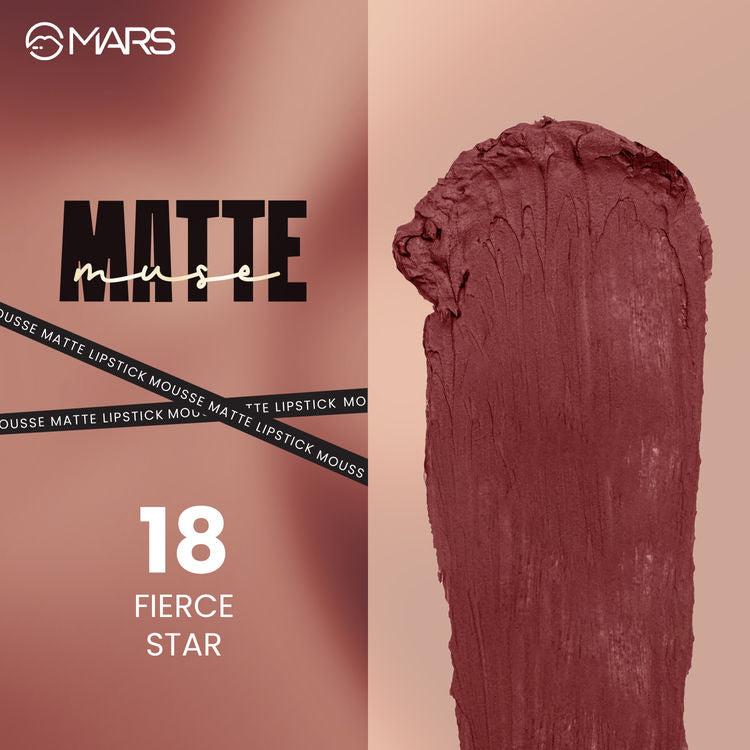 Mars Matte Muse | Mousse Lipstick (18-Fierce Star)