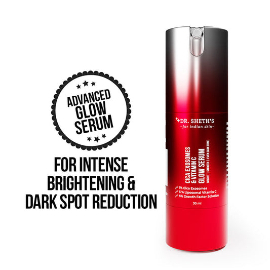 Dr. Sheth's Cica Exosomes & Vitamin C Glow Serum - 30ml