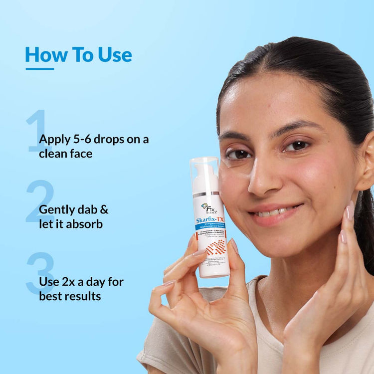 Fixderma Skarfix-TX De-Pigmentation & Brightening Face Serum | Treat pigmentation & dark spots with 3% Tranexamic acid