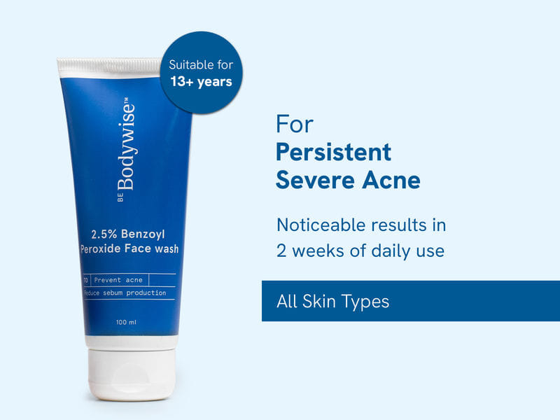 Be Bodywise 2.5% Benzoyl Peroxide Facewash