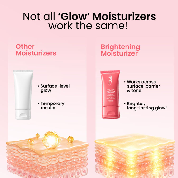 Foxtale Brightening Moisturiser with Vitamin C & Niacinamide, Fades Dark Spots, Dullness & Hydrates
(50ml)