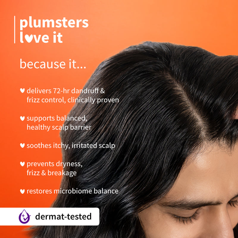 Plum Anti-Dandruff Shampoo with Volcanic Minerals & 0.5% Salicylic Acid (250ml)