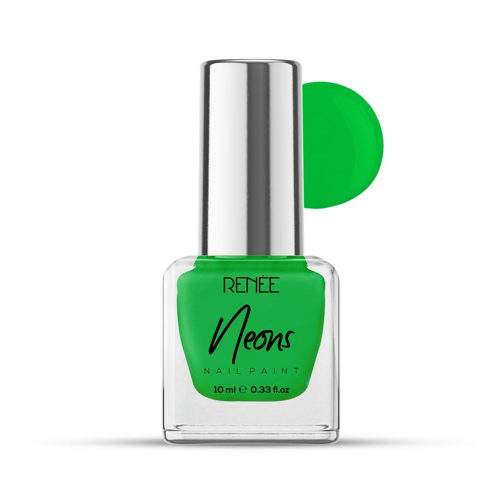 RENEE Neons Nail Paint (02 Green Gush)
