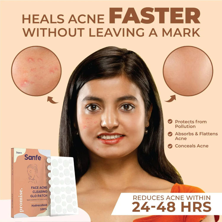 Sanfe Promise Face Acne Patch - Pack of 36 Pimple Healing Patch Absorbing Cover
(36Pcs)