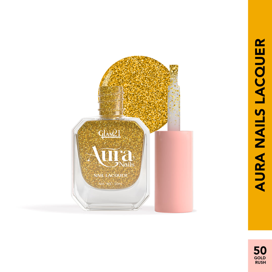 Glam21 Aura - Nail Lacquer (50Gold Rush)