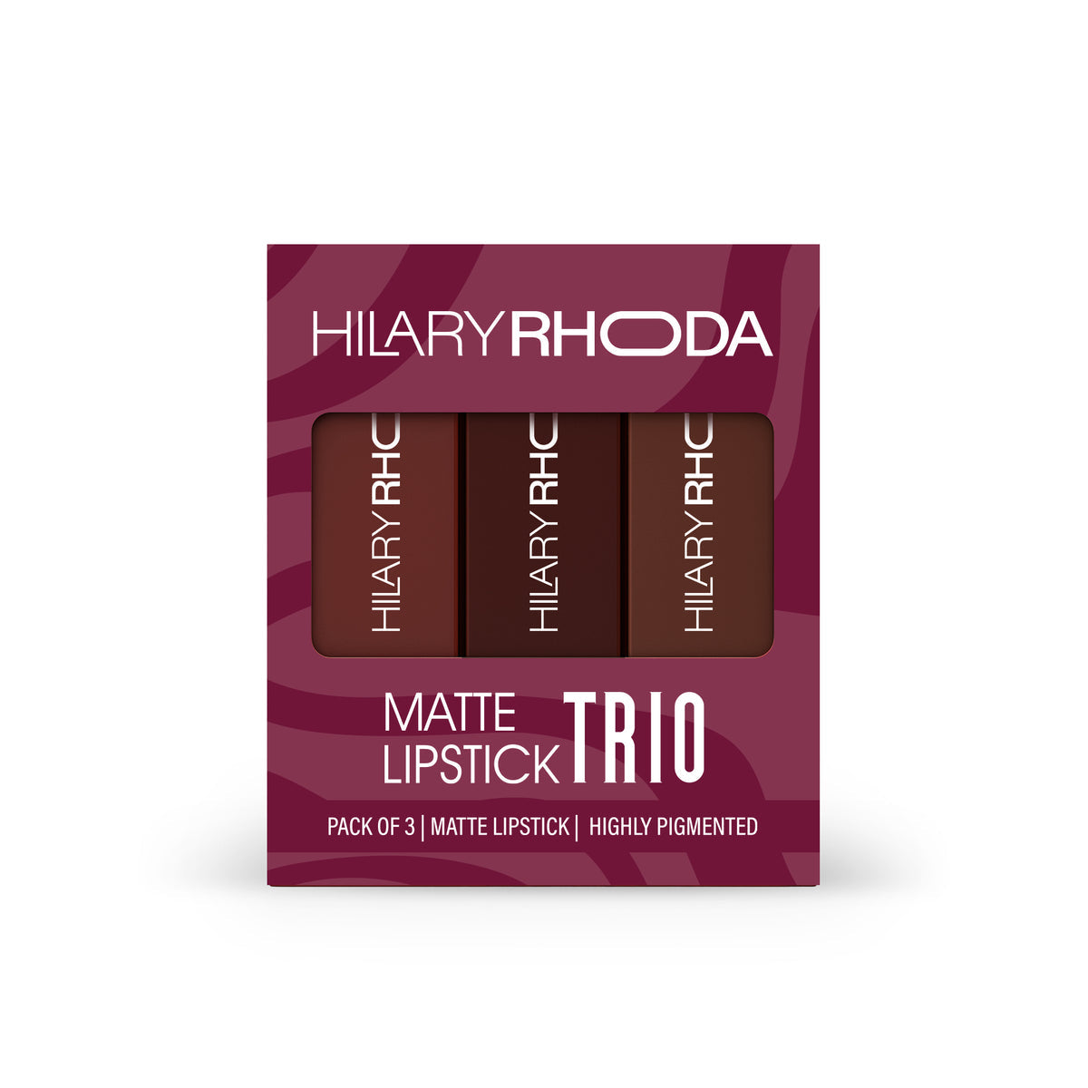 Hilary Rhoda Matte Trio Lipstick (Mauve-lous Trio)