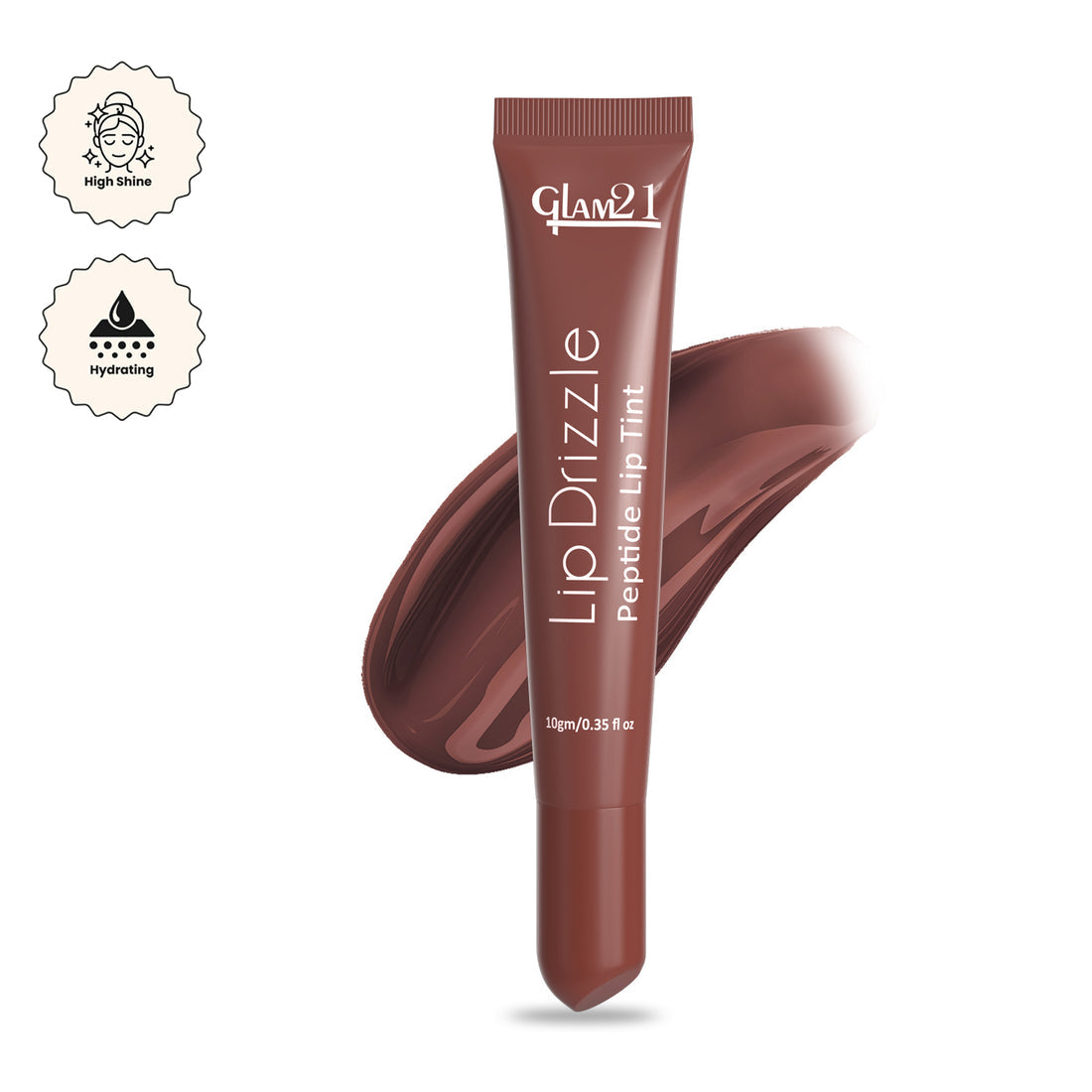Glam21 Lip Drizzle Peptide Lip Tint (02 Espresso Fudge)