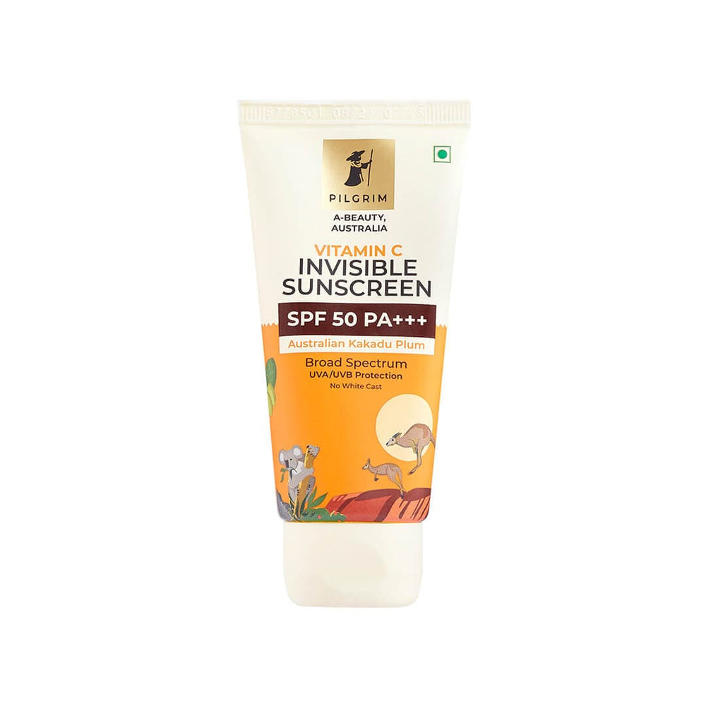 Pilgrim VITAMIN C Invisible Sunscreen SPF 50 PA+++ Australian Kakadu Plum