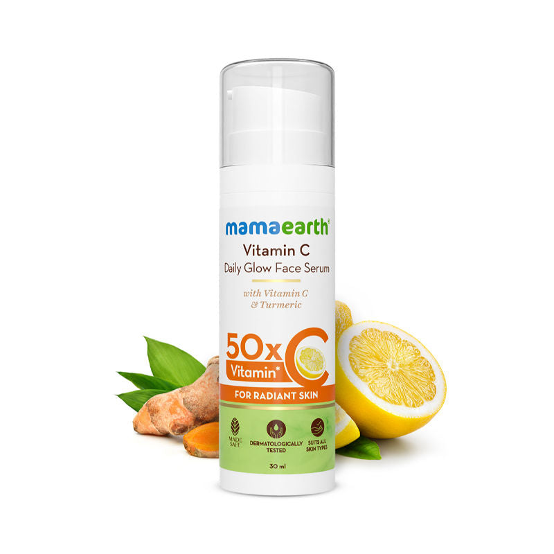 Mamaearth Vitamin C Daily Glow Face Serum (30ml)