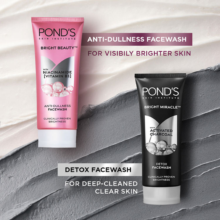 Ponds Bright Beauty Facewash with Niacinamide, For Glass Skin-like Shine
(200g)