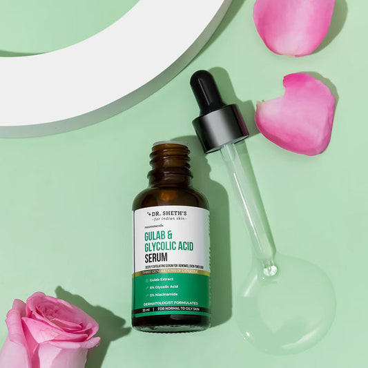 Dr. Sheth's Gulab & Glycolic Acid Serum - 30ml