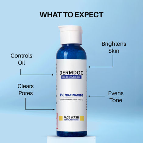 DERMDOC  4% Niacinamide Face Wash (120 ml)