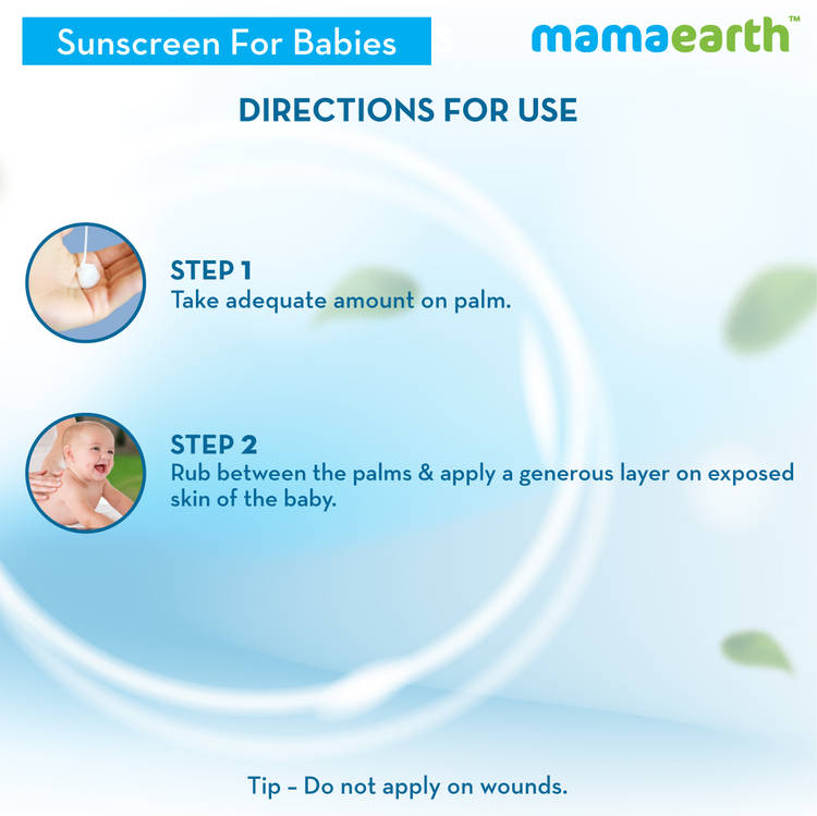 Mamaearth Mineral Based Sunscreen For Babies SPF20+
(50ml)