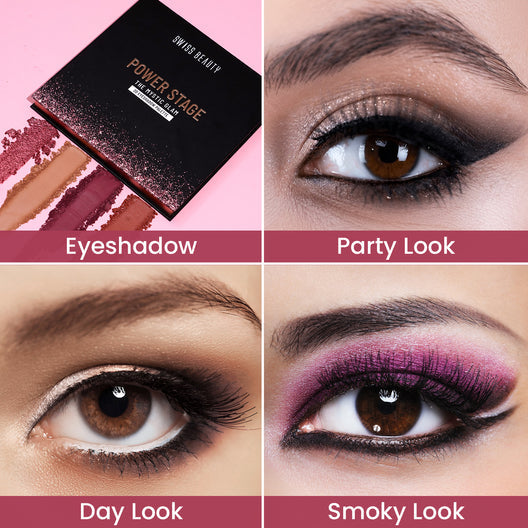 Swiss Beauty Power Stage Eyeshadow Palette 01(Mystic Glam)