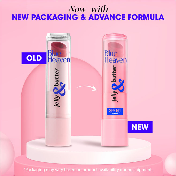 Blue Heaven Jelly & Butter SPF 50 PA ++++ Hydrating Lip Balm (05 Plum Kiss)