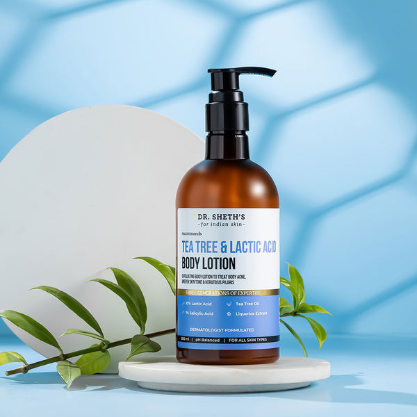 Dr. Sheth's Tea Tree & Lactic Acid Body Lotion - 300ml
