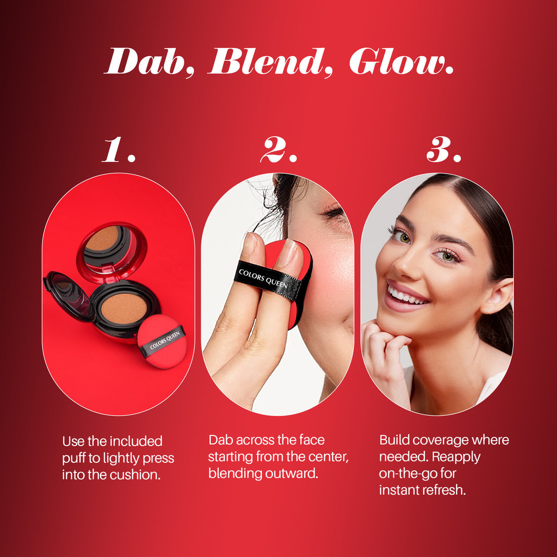 Colors Queen Red Cushion Foundation (05 walnut Dream)