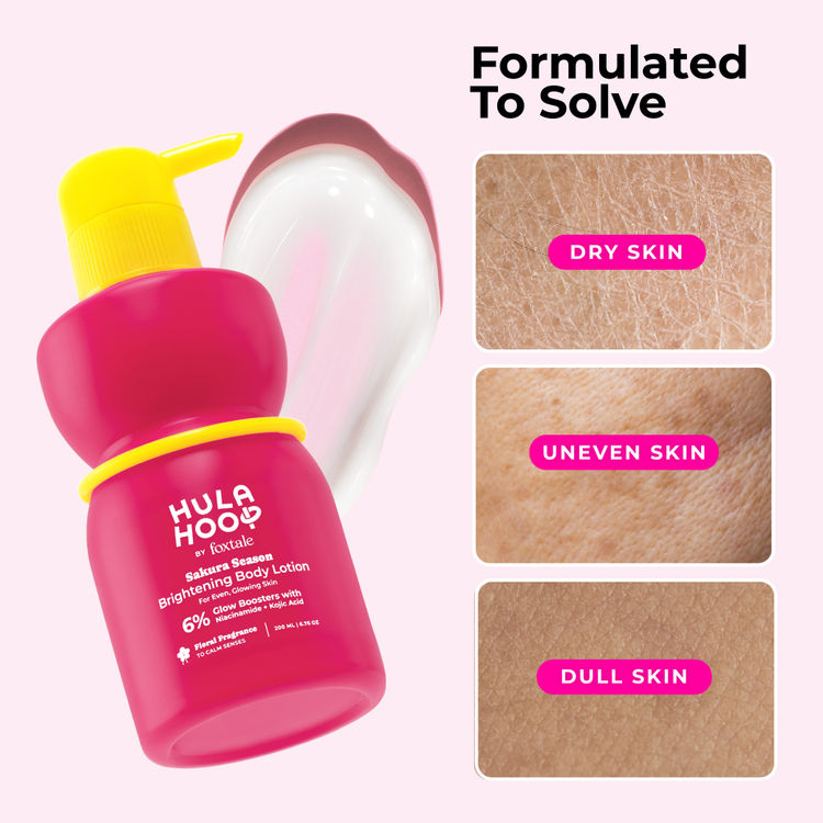 Foxtale Hula Hoop Brightening Body Lotion by Foxtale , Brightens & Hydrates (200ml)