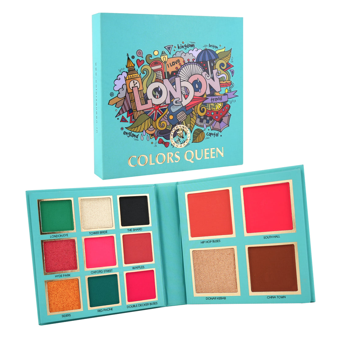 Colors Queen Country Obsession Eyes & Face Palette / 02 London