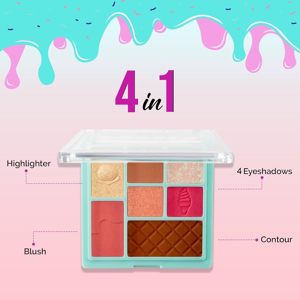 Glam21 Scoops Makeup Palette (04Cotton Candy)