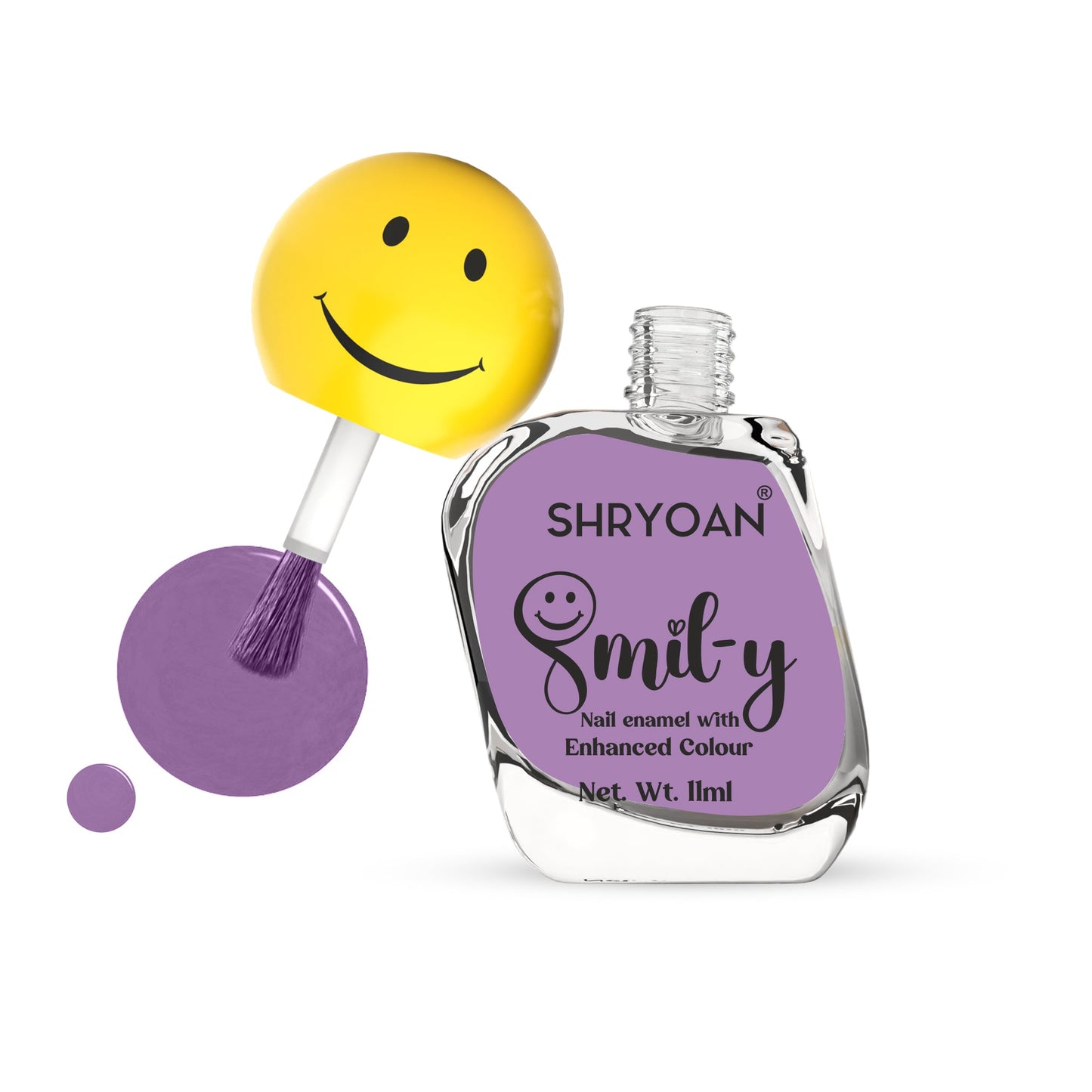 Shryoan Ultra Glossy Nail Paint(Lavender)