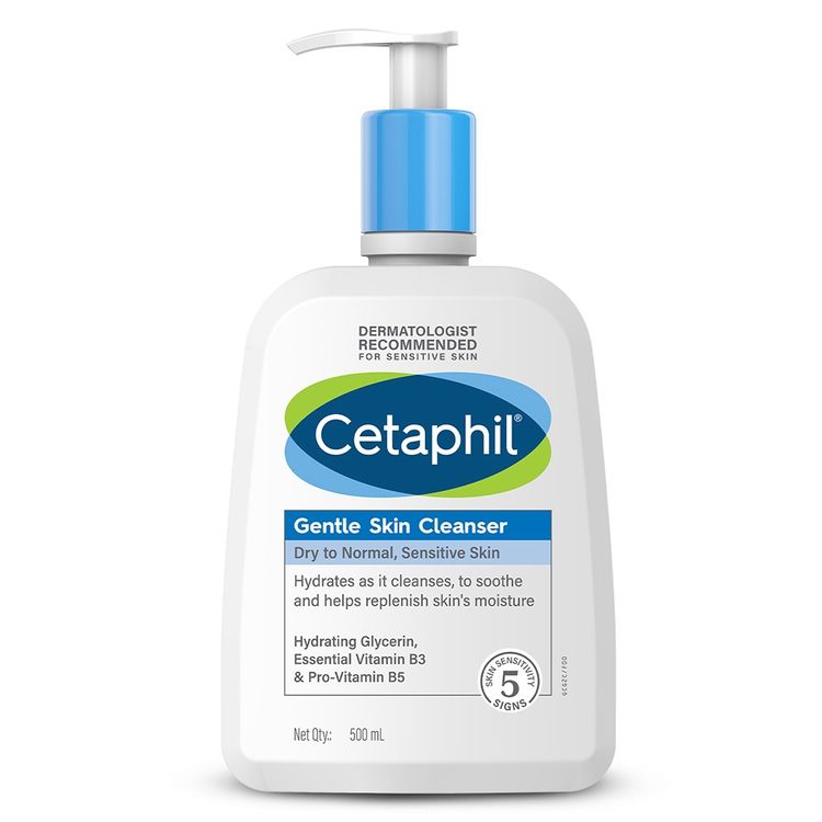 Cetaphil Gentle Skin Cleanser Dry to Normal Skin with Niacinamide Dermatologist Recommended
(500ml)