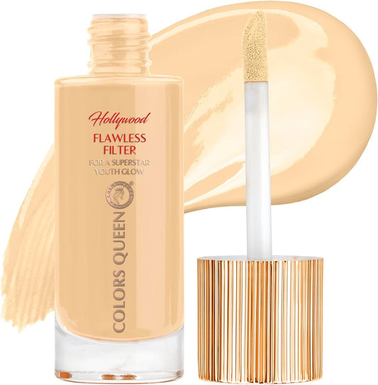Colors Queen Hollywood Flawless Filter Liquid Foundation (01 - Fair, 35ml)