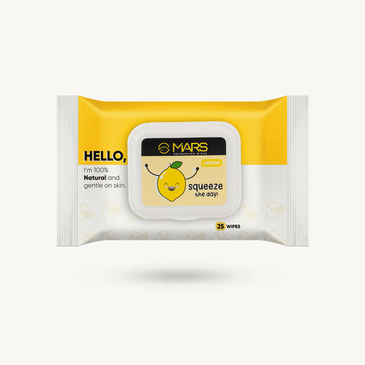 Mars Natural Wet Wipes (Lemon)