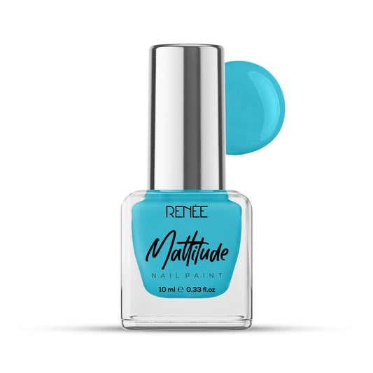 RENEE Mattitude Nail Paint 10ml (06 Azuru Blu)