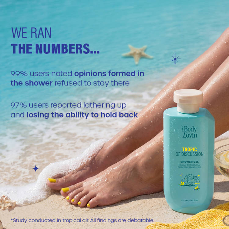 Plum BodyLovin’ Tropic Of Discussion Shower Gel, Firming & Tightening, Fresh Tropical Fragrance (250ml)
