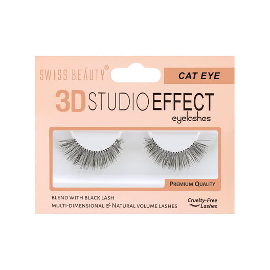 Swiss Beauty 3D Studio Effect Eyelashes(Cat Eyes)