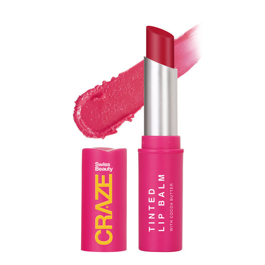Swiss Beauty Craze Tinted Lip Balm (Sugar Rose)