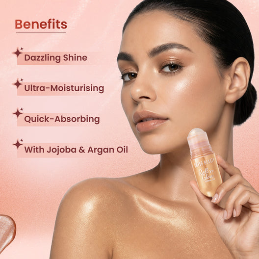 Swiss beauty Roll 'n' Glow Glitter Oil / Roll 'n' Gold