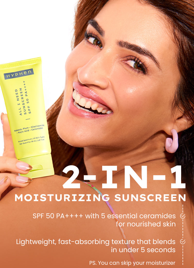 Hyphen All i need 2-in-1 moisturizing sunscreen spf 50 pa ++++ | 50 ml