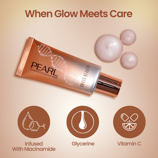 Mars Pearl Illuminator Makeup Base(Golden-Pink)