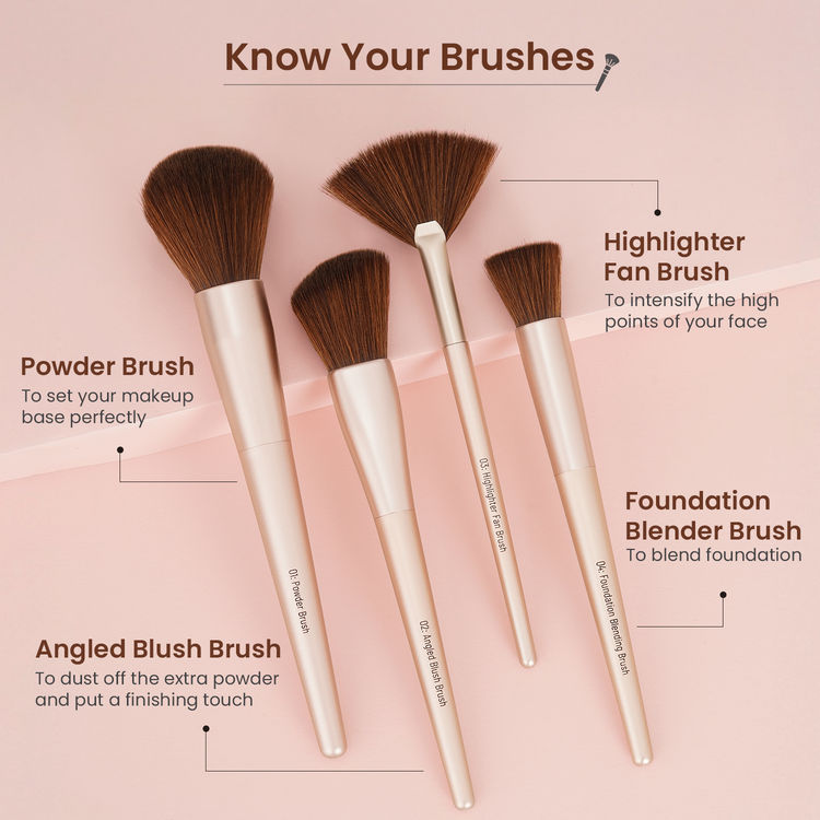 Swiss Beauty
Heartistry Makeup Brush Set Of 12 For Face, Eyes & Lips (12pcs)