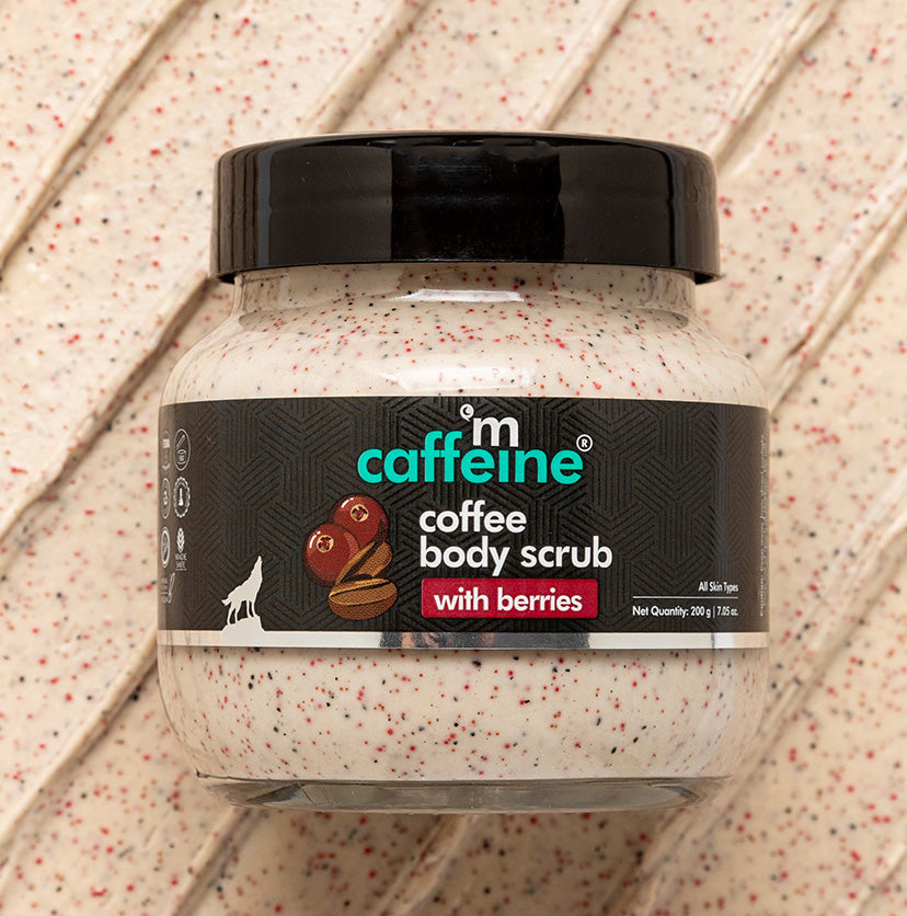 Mcaffeine Moisturizing & Creamy Coffee Body Scrub with Berries - 200g