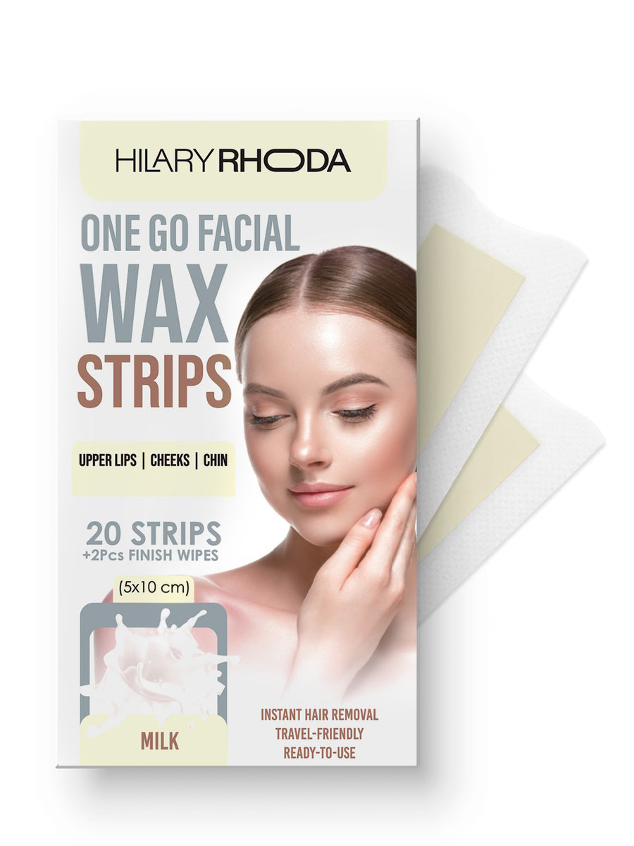 Hilary Rhoda One Go Facial Wax Strips 05 Milk