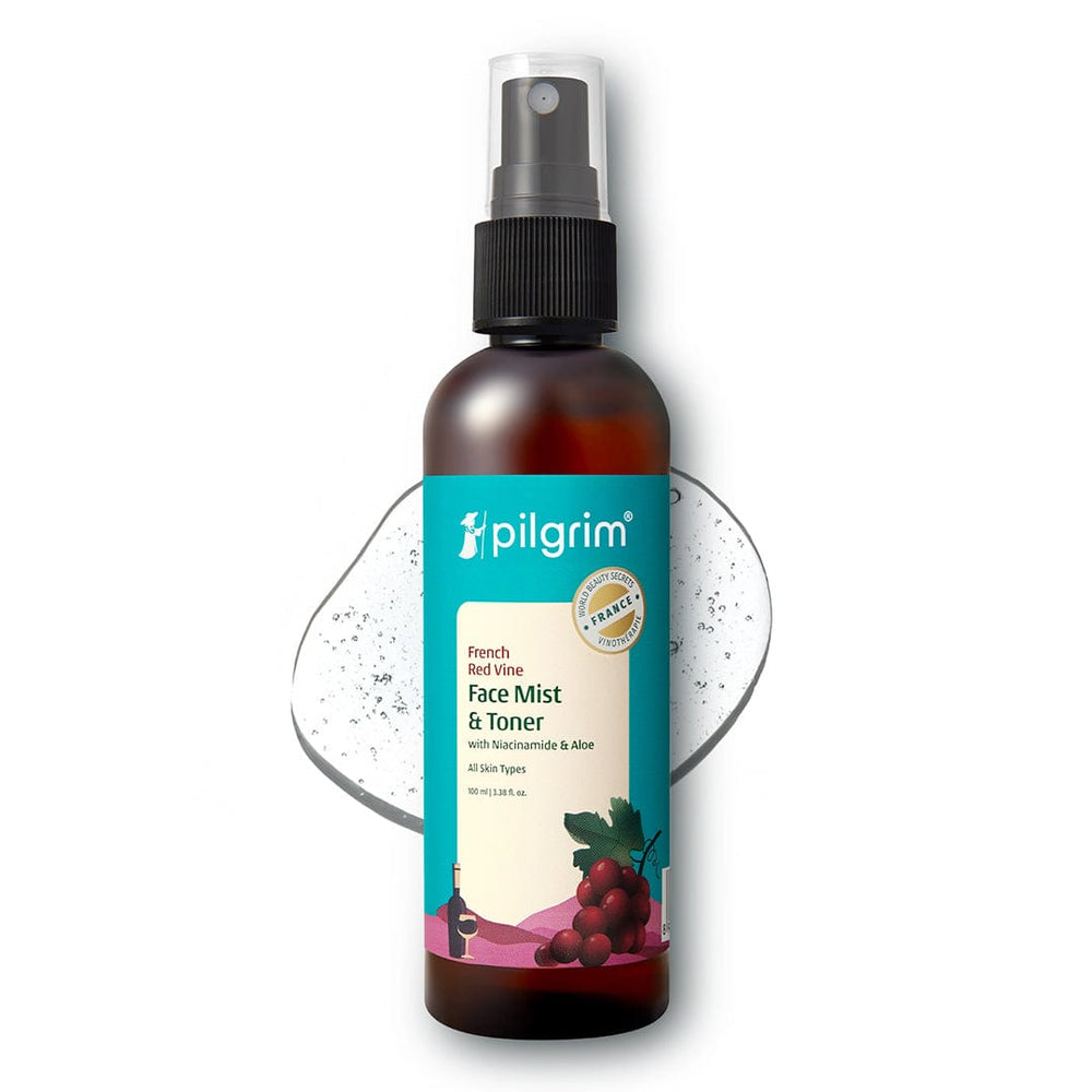 Pilgrim Red Vine Face Mist & Toner with Niacinamide (Vit. B3) & Aloe