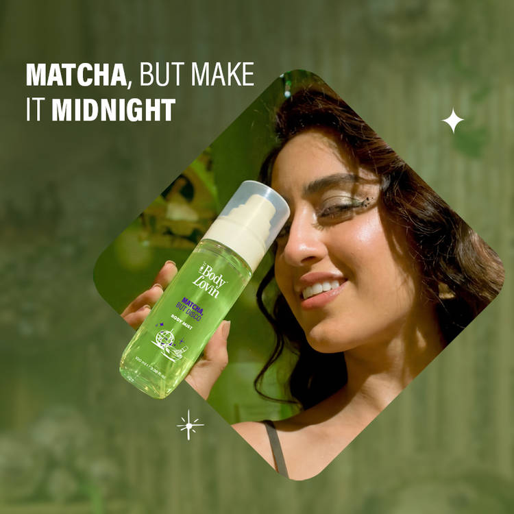 Plum BodyLovin’ Matcha, But Disco Body Mist, Long-Lasting, Lactonic Matcha Fragrance (100ml)