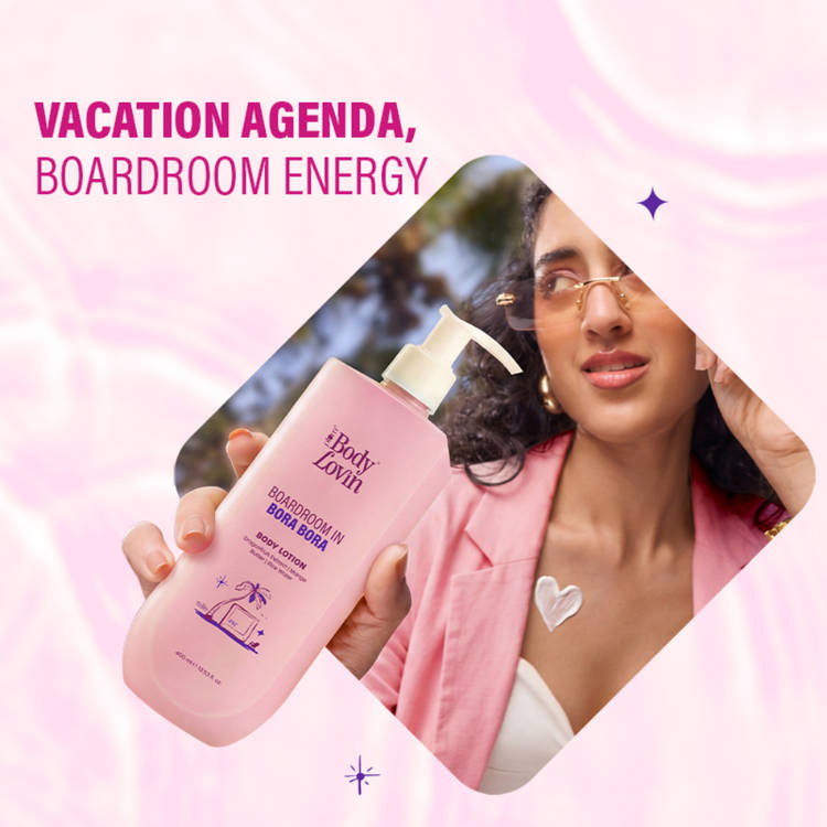 Plum BodyLovin’ Boardroom In Bora Bora Body Lotion, Hydrating, Brightening Sweet Tropical Fragrance (400ml)