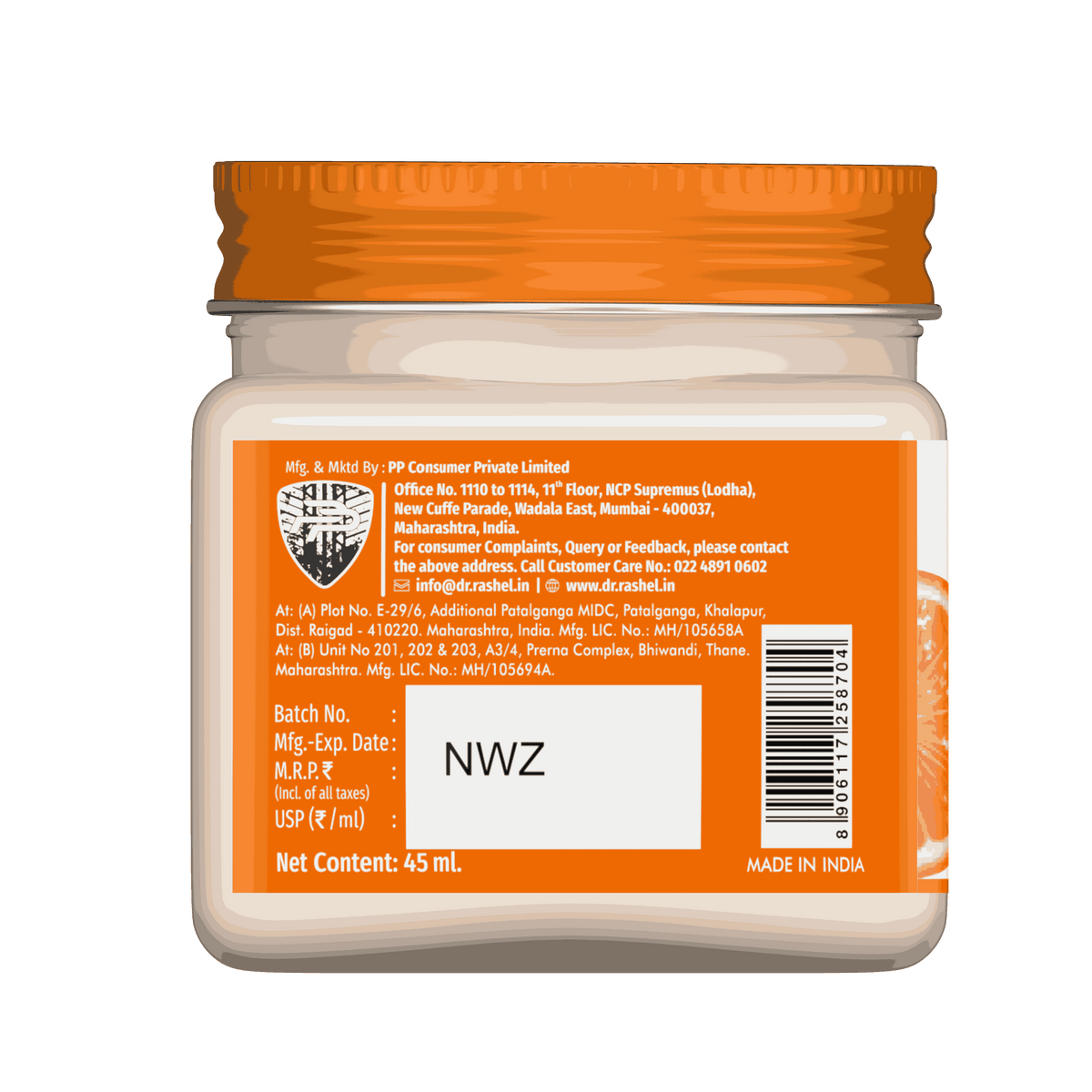 Dr Rashel Vitamin C Face Pack - 45ml