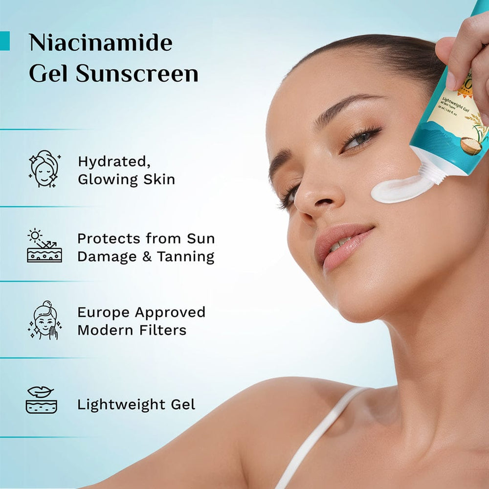 Pilgrim 5% Niacinamide Hydra Glow Gel Sunscreen SPF 50+ PA++++