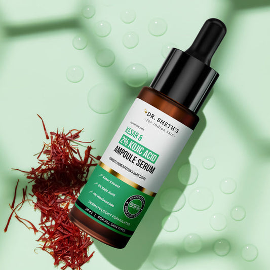 Dr. Sheth's Kesar & 2% Kojic Acid Ampoule Serum
