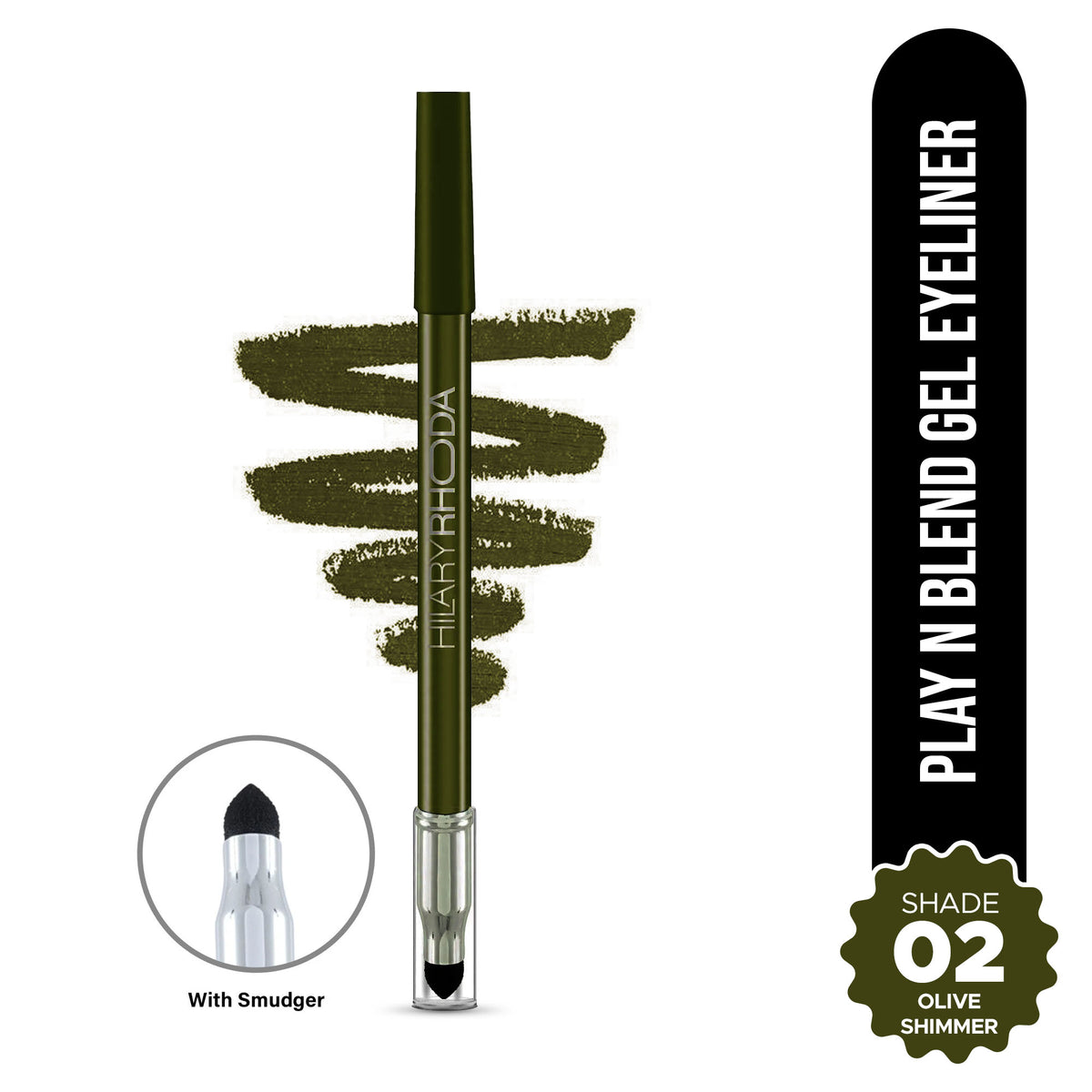 Hilary Rhoda Play n Blend Gel Eyeliner 02 Olive Shimmer