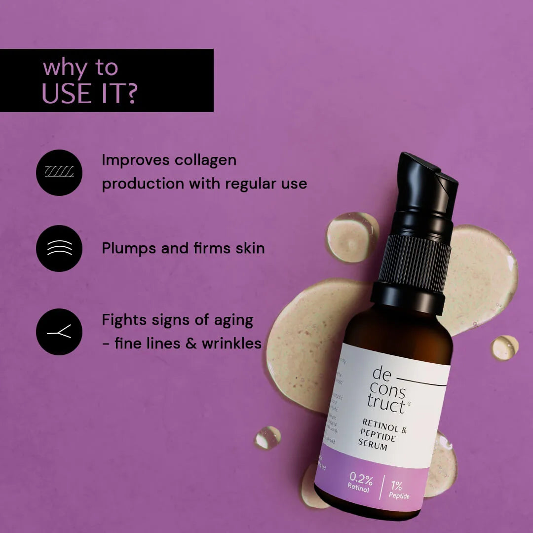 Deconstruct Retinol & Peptide Serum - 0.2% Retinol + 1% Peptide