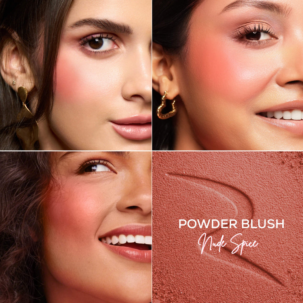 RENEE You Are Blushing Powder Blush With Matte Finish, 5.5 g / Nude Spice