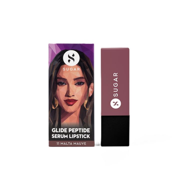 SUGAR Glide Peptide Serum Lipstick - 11 Malta Mauve (4.2g)