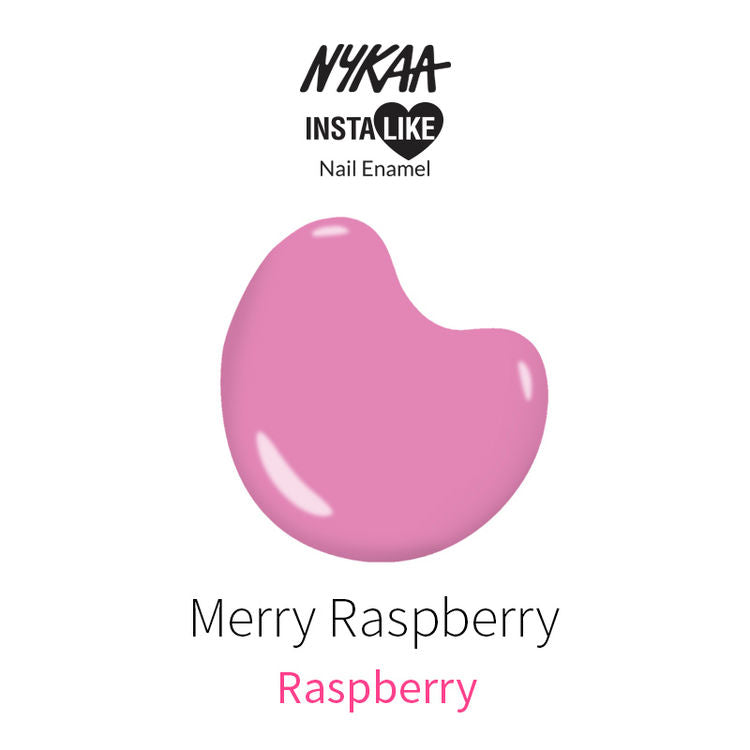 Nykaa InstaLike Long Lasting Nail Enamel - Merry Raspberry 361 (9ml)
