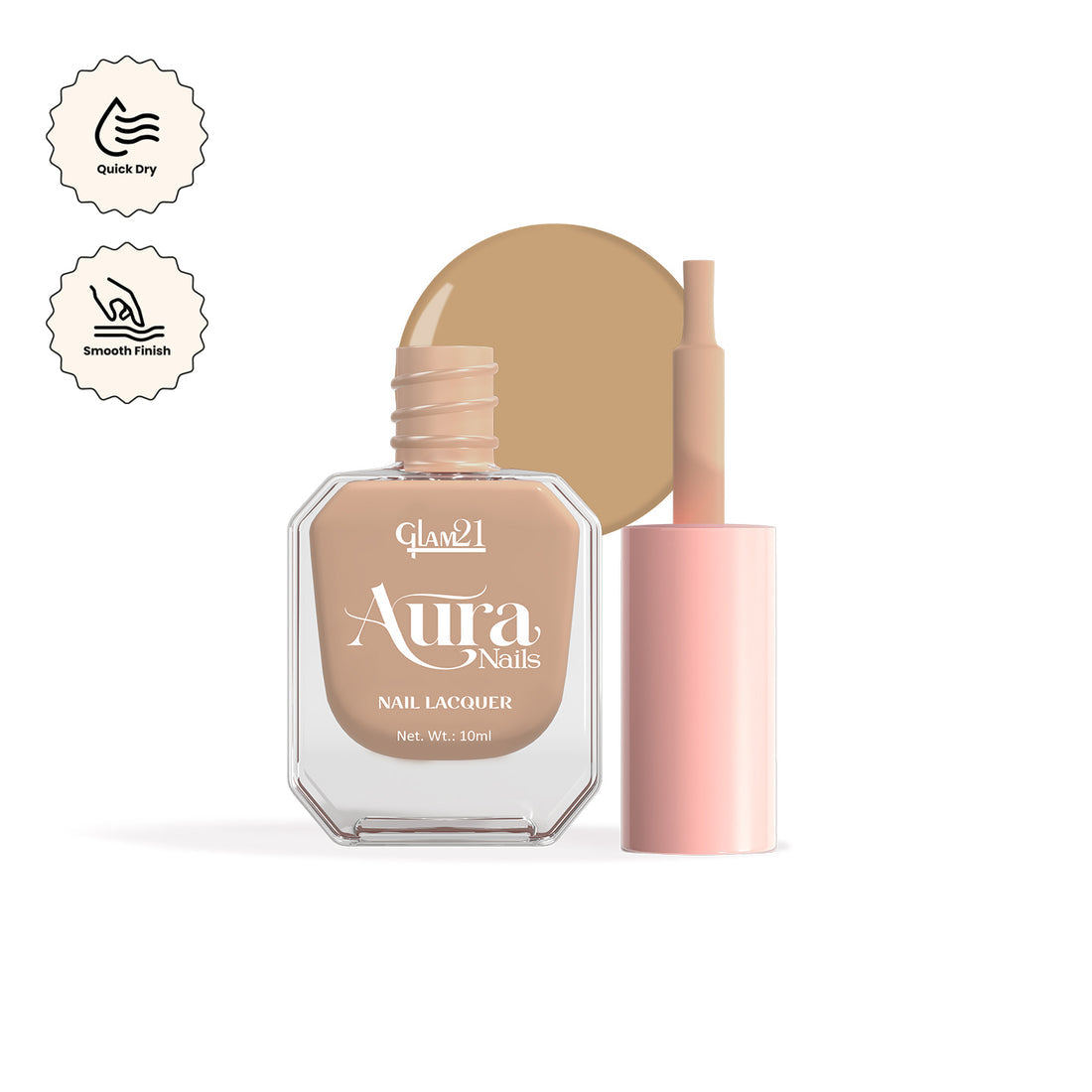 Glam21 Aura - Nail Lacquer(08Grey Crush)